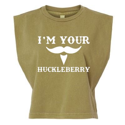 I'm Your Huckleberry Simple Design Garment-Dyed Women's Muscle Tee