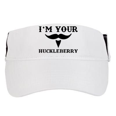 I'm Your Huckleberry Simple Design Adult Drive Performance Visor