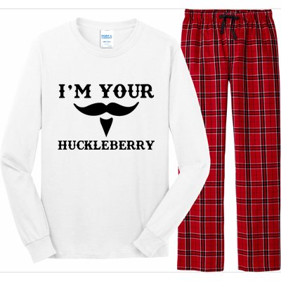 I'm Your Huckleberry Simple Design Long Sleeve Pajama Set