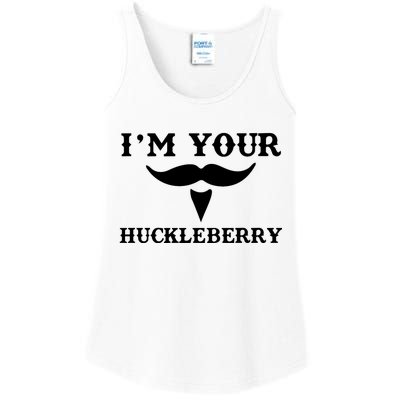 I'm Your Huckleberry Simple Design Ladies Essential Tank