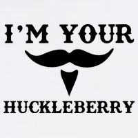 I'm Your Huckleberry Simple Design Flatbill Hat