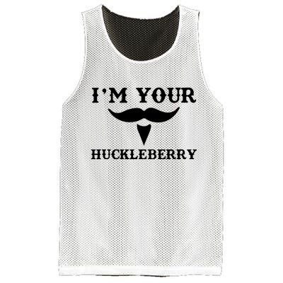 I'm Your Huckleberry Simple Design Mesh Reversible Basketball Jersey Tank