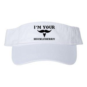 I'm Your Huckleberry Simple Design Valucap Bio-Washed Visor