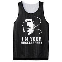 Im Your Huckleberry Cowboy Quote And Funny Sayings Mesh Reversible Basketball Jersey Tank