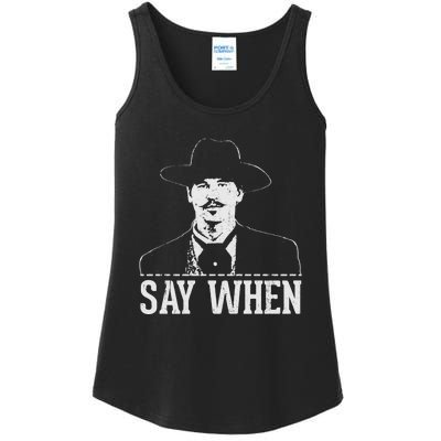 Say When Ladies Essential Tank