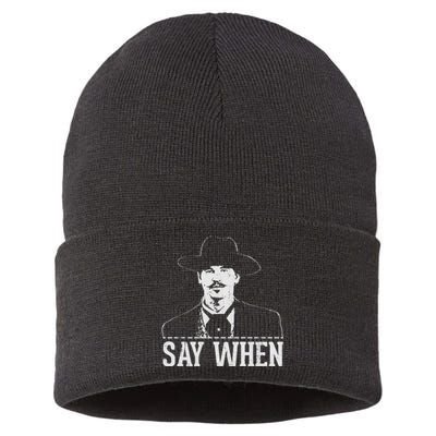 Say When Sustainable Knit Beanie