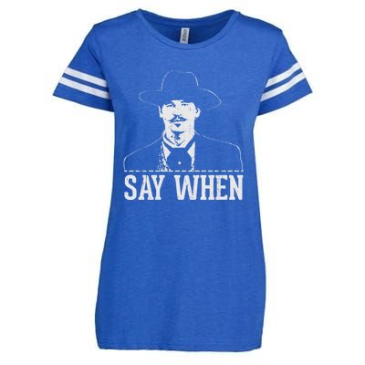 Say When Enza Ladies Jersey Football T-Shirt