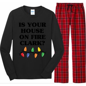 Is Your House On Fire Clark Classic Long Sleeve Pajama Set