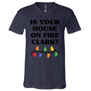 Is Your House On Fire Clark Classic V-Neck T-Shirt