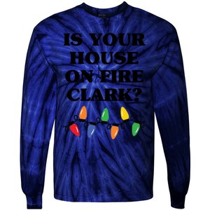 Is Your House On Fire Clark Classic Tie-Dye Long Sleeve Shirt