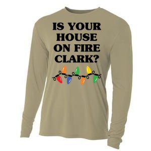 Is Your House On Fire Clark Classic Cooling Performance Long Sleeve Crew