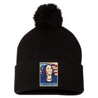 If You’Ve Have Something To Say Say It To My Face Kamala Pom Pom 12in Knit Beanie