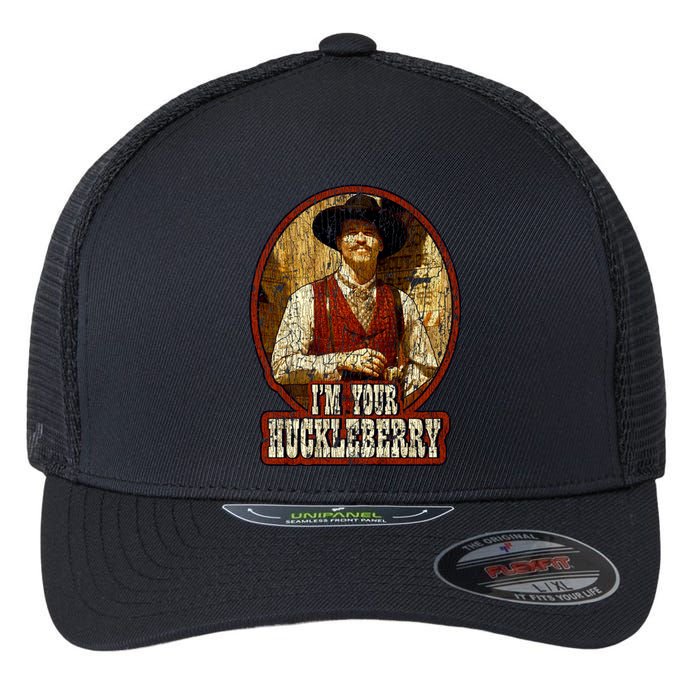 I'm Your Huckleberry Say When Doc Holiday Flexfit Unipanel Trucker Cap