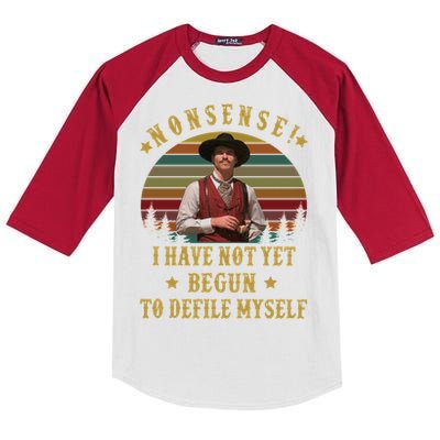 I'm Your Huckleberry, Say When, Doc Holiday Kids Colorblock Raglan Jersey