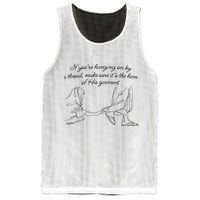 If YouRe Hanging On By A Thread Make Sure Its The Hem Mesh Reversible Basketball Jersey Tank