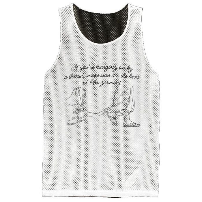 If YouRe Hanging On By A Thread Make Sure Its The Hem Mesh Reversible Basketball Jersey Tank