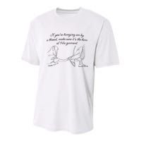 If YouRe Hanging On By A Thread Make Sure Its The Hem Youth Performance Sprint T-Shirt
