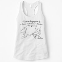 If YouRe Hanging On By A Thread Make Sure Its The Hem Womens Tank Top