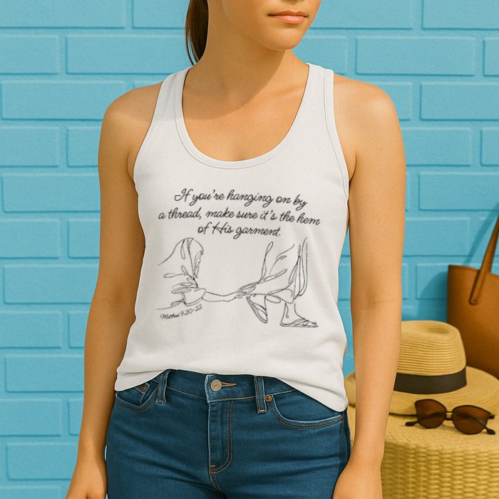 If YouRe Hanging On By A Thread Make Sure Its The Hem Womens Tank Top