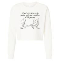 If YouRe Hanging On By A Thread Make Sure Its The Hem Cropped Pullover Crew
