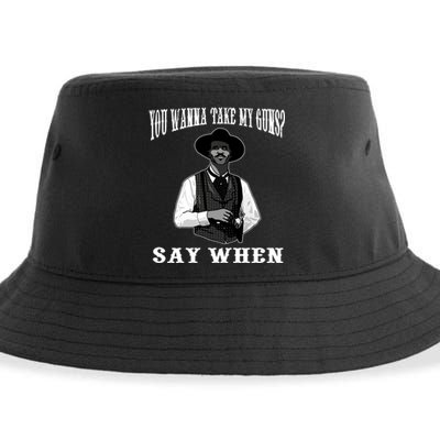 I'm Your Huckleberry Say When Doc Holiday Sustainable Bucket Hat