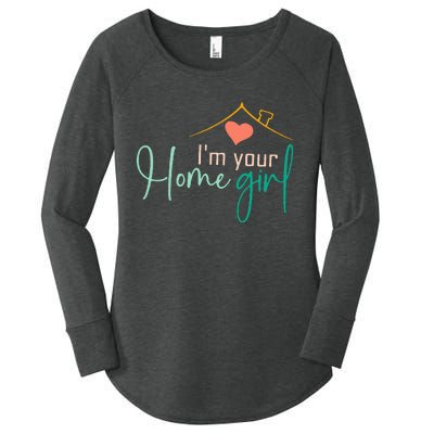 IM Your Home Girl Funny Real.Tor Job Real Estate Agent Women's Perfect Tri Tunic Long Sleeve Shirt