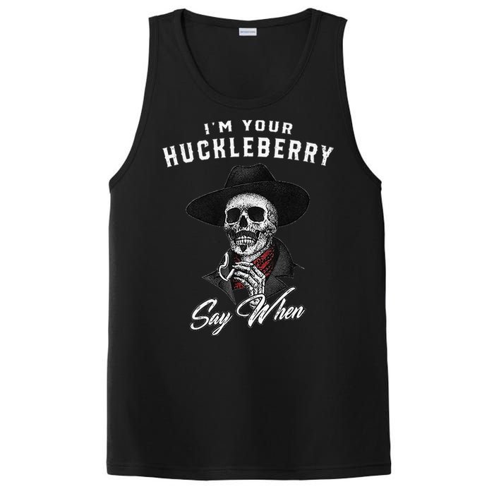 I'm Your Huckleberry Say When  PosiCharge Competitor Tank