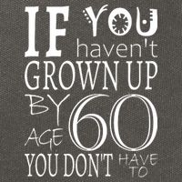 If You Haven't Grown Up By Age 60 Cotton Canvas Backpack