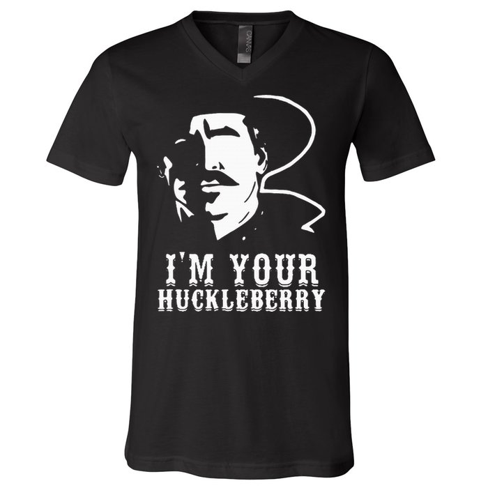 IM Your Huckleberry IM Your Huckleberry V-Neck T-Shirt