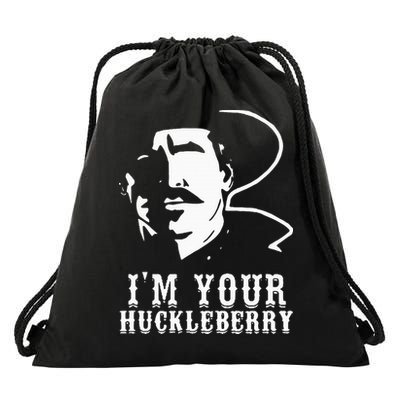 IM Your Huckleberry IM Your Huckleberry Drawstring Bag