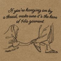 If YouRe Hanging On By A Thread Make Sure Its The Hem Cotton Canvas Backpack