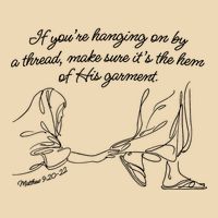 If YouRe Hanging On By A Thread Make Sure Its The Hem Drawstring Bag