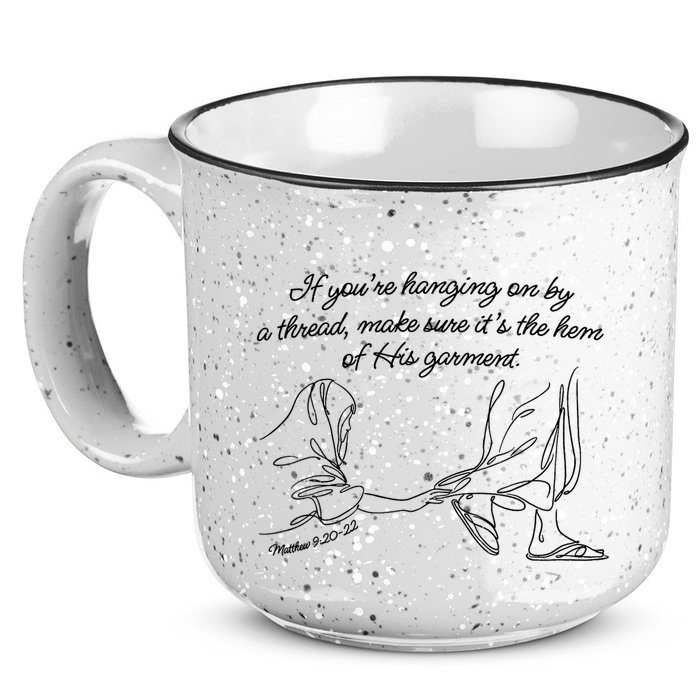 If YouRe Hanging On By A Thread Make Sure Its The Hem 15oz Campfire Ceramic Mug