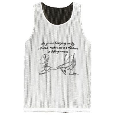 If YouRe Hanging On By A Thread Make Sure Its The Hem Mesh Reversible Basketball Jersey Tank