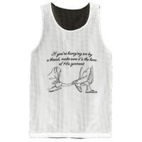 If YouRe Hanging On By A Thread Make Sure Its The Hem Mesh Reversible Basketball Jersey Tank