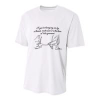 If YouRe Hanging On By A Thread Make Sure Its The Hem Youth Performance Sprint T-Shirt