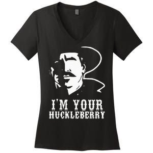 Im Your Huckleberry Women's V-Neck T-Shirt