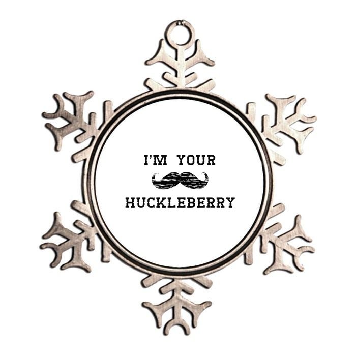 Im Your Huckleberry Metallic Star Ornament