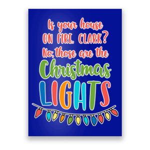 Is Your House On Fire Clark? Funny Christmas Vacation Quote Gift Poster