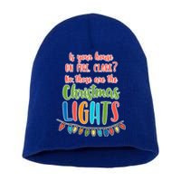 Is Your House On Fire Clark? Funny Christmas Vacation Quote Gift Short Acrylic Beanie