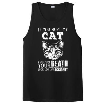 If You Hurt My Cat I Can Make Your Death Look Like An Accident Cat PosiCharge Competitor Tank