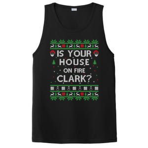 Is Your House On Fire Clark? Ugly Christmas Holiday Gift PosiCharge Competitor Tank