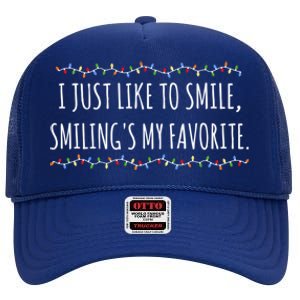 Is Your House On Fire Clark Funny Sayings Christmas High Crown Mesh Back Trucker Hat