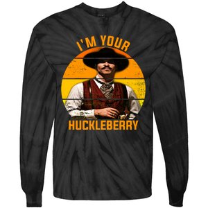 I'm Your Huckleberry Tombstone Tie-Dye Long Sleeve Shirt