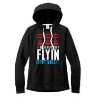 If Your Hair AinT Flying You AinT Tryin Mullet Pride Women's Fleece Hoodie