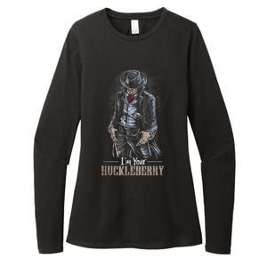 I'm Your Huckleberry Cowboy Quote And Funny Sayings Womens CVC Long Sleeve Shirt