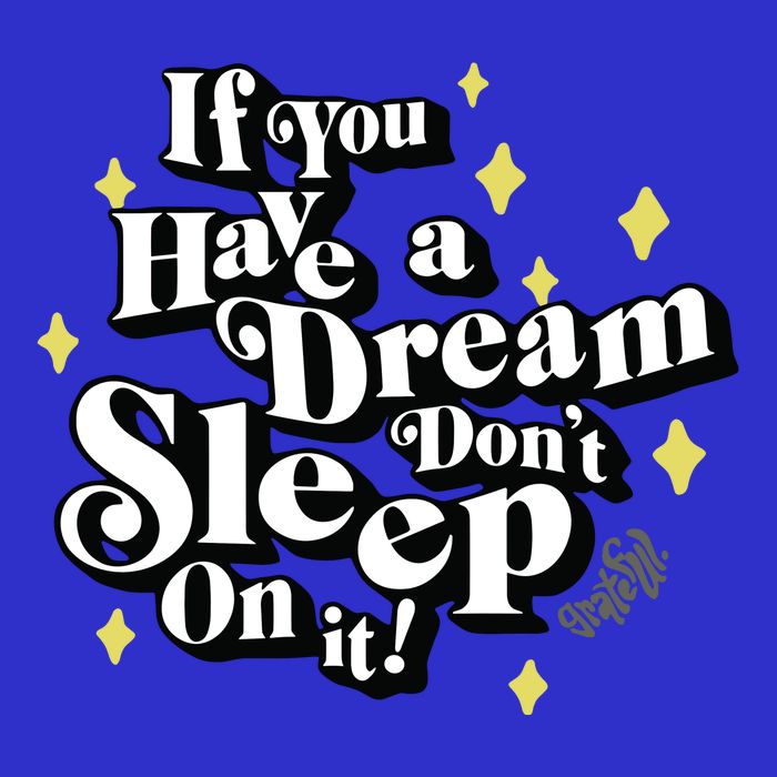 If You Have A Dream DonT Sleep On It Pom Pom 12in Knit Beanie