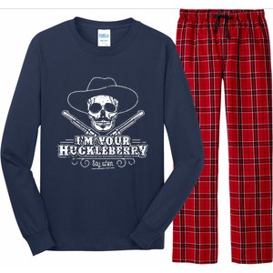 Im Your Huckleberry Say When Long Sleeve Pajama Set