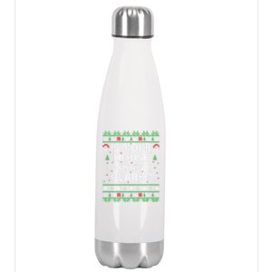 Is Your House On Fire Clark? Ugly Christmas Holiday Gift Funny Gift Stainless Steel Insulated Water Bottle