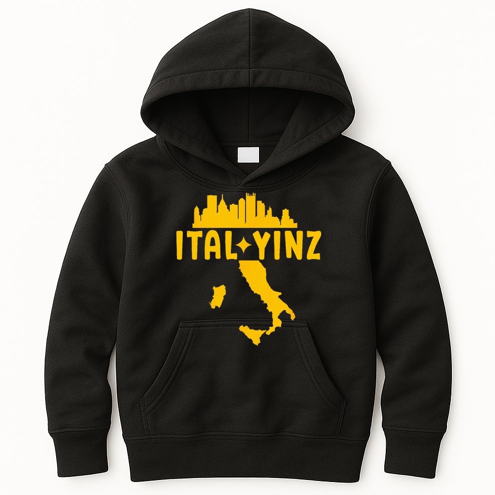 Ital Yinz Italian Pittsburgher Kids Hoodie